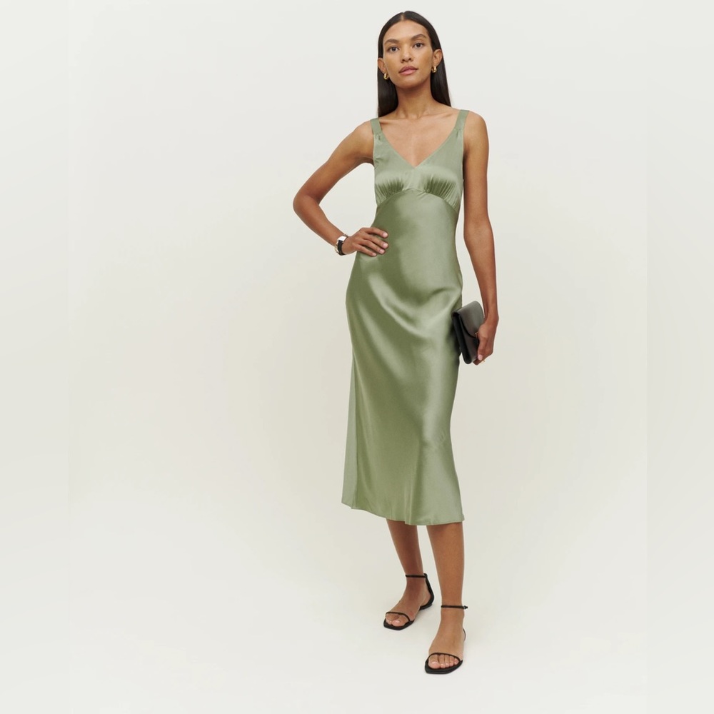 Reformation Daytona Silk Dress sz Medium